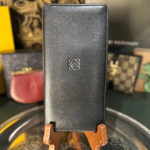 Loewe Black Leather Wallet